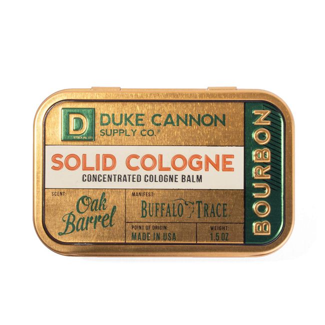 Duke Cannon Men’s Solid Cologne, 1.5oz. – Bourbon Trail (Buffalo Trace Bourbon Fragrance)